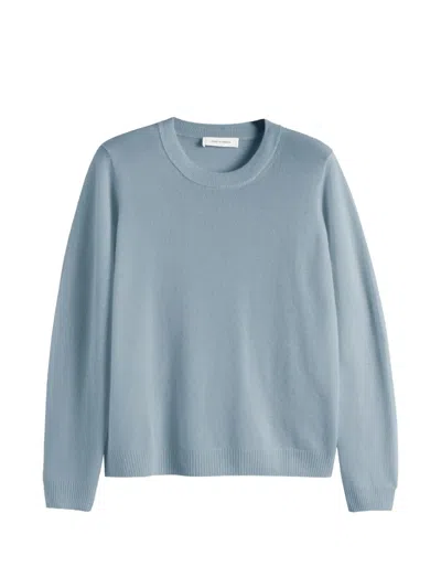 Chinti & Parker Round-neck Cashmere Sweater In Blue