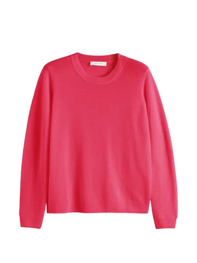 Chinti & Parker Round-neck Sweater In Pink