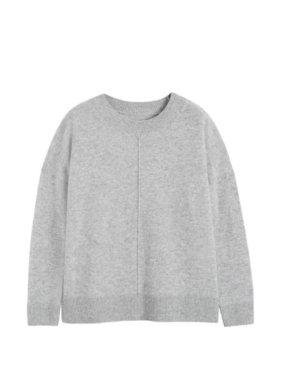 Chinti & Parker Seam-detail Sweater In Gray