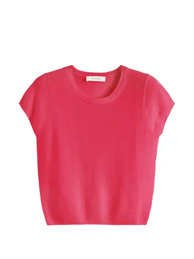 Chinti & Parker Short-sleeve T-shirt In Pink