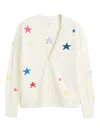 Chinti & Parker Star-embellished Cardigan In Neutral