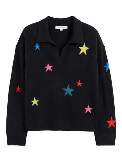 Chinti & Parker Star-embellishment Sweater In Black