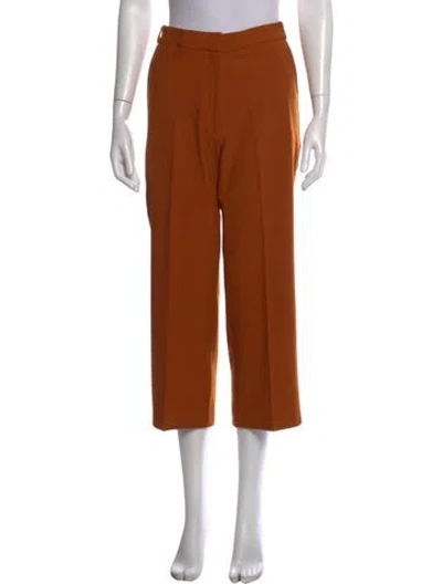 Pre-owned Chinti & Parker Straight Leg Pants In Brown