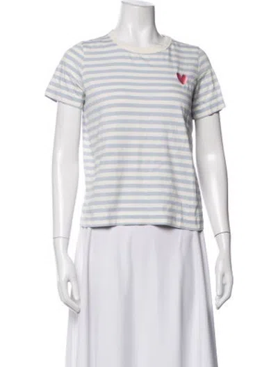 Pre-owned Chinti & Parker Striped Crew Neck T-shirt In Multicolor