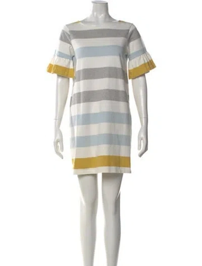 Pre-owned Chinti & Parker Striped Mini Dress In Multi