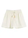 Chinti & Parker Tassel-drawstring Shorts In White
