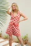 Chinti & Parker Terracotta Laura Whitmore Sunflower Waistcoat In Red