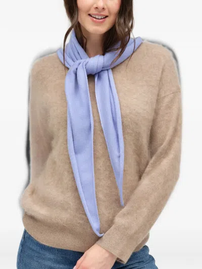 Chinti & Parker Triangle Scarf In Blue