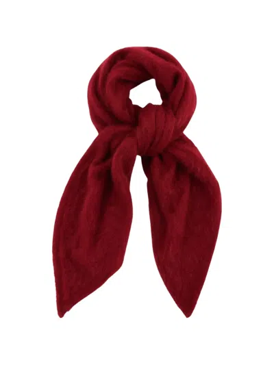 Chinti & Parker Triangle-shape Scarf In Red
