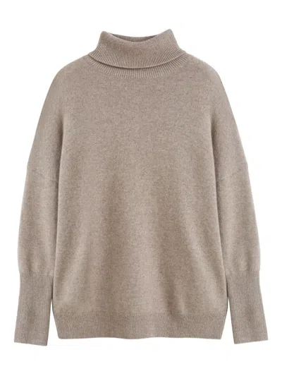 Chinti & Parker Turtleneck Sweater In Brown