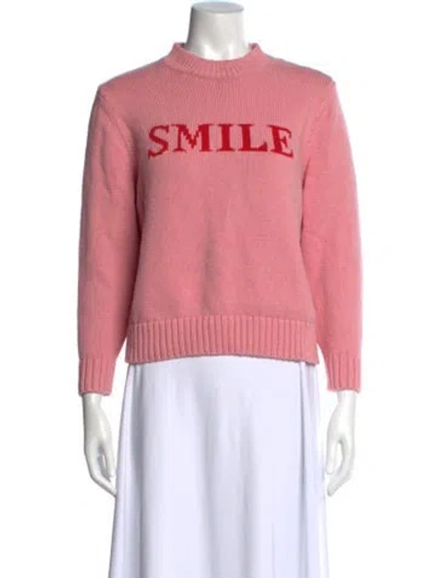 Pre-owned Chinti & Parker Turtleneck Sweater In Pink