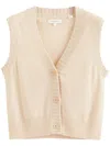Chinti & Parker V-neck Buttoned Gilet In 中性色