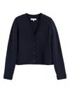 Chinti & Parker Pure Cashmere Cardigan In Blue