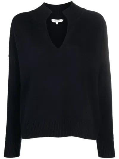 Chinti & Parker V-neck Cashmere Jumper In Blue