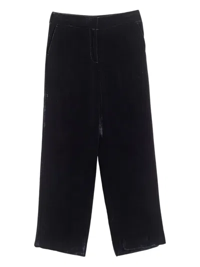 Chinti & Parker Velvet Trousers In Black