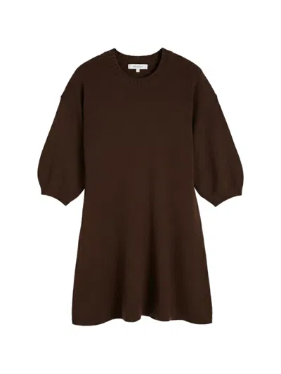 Chinti & Parker Wide-sleeve A-line Mini Dress In Multi