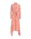Chinti & Parker Woman Maxi Dress Pink Size 2 Silk In Pink