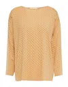Chinti & Parker Woman T-shirt Sand Size S Lyocell, Elastane In Beige