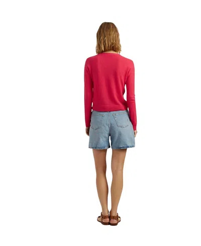 Chinti & Parker Air Pure Cashmere Cardigan In Red