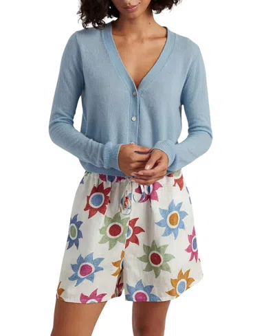 Chinti & Parker Air Pure Cashmere Cardigan In Blue