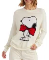 Chinti & Parker Women's Wool Cashmere Bow Tie Snoopy Sweater In Neutral
