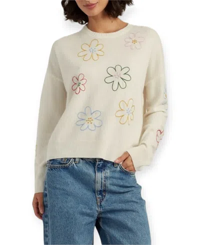 Chinti & Parker Women's Wool Cashmere Garden Flowers Sweater In Multi
