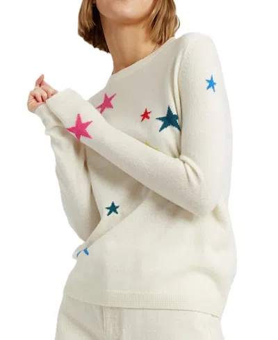 CHINTI & PARKER WOMEN'S WOOL CASHMERE STAR SWEATER