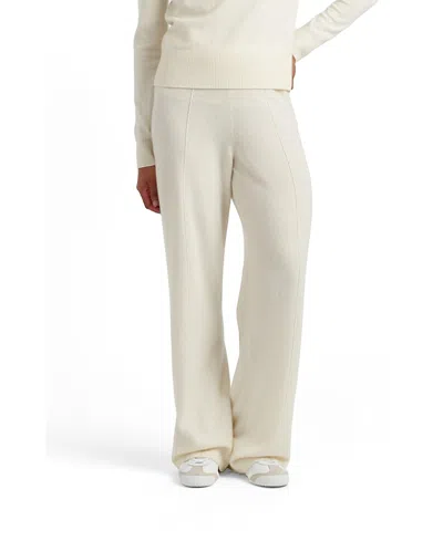 Chinti & Parker Women's Wool Cashmere Wide Leg Track Pants In Animal Print