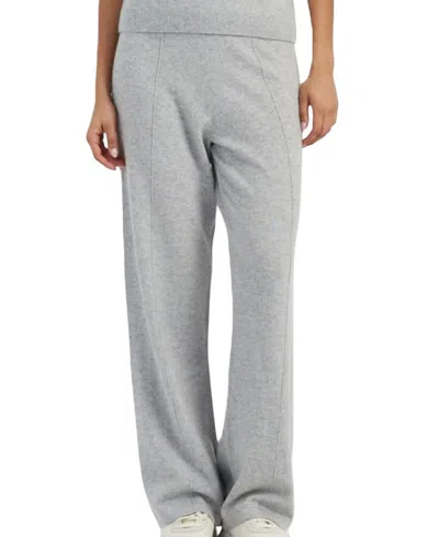 Chinti & Parker Women's Wool Cashmere Wide Leg Track Pants In Gray