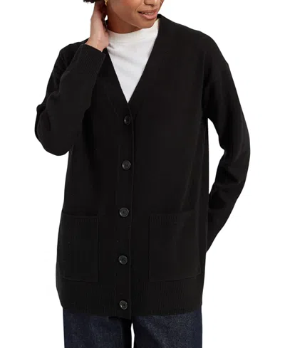 Chinti & Parker Women's Wool-cashmere Long Cardigan In Black