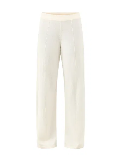 Chinti & Parker Womens Wide Leg Track Trousers In Neutral