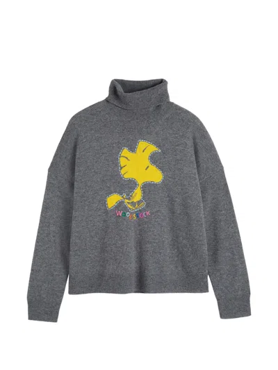 Chinti & Parker Woodstock Turtleneck Sweater In Multi