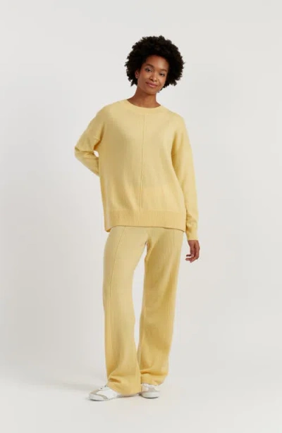 Chinti & Parker Wool & Cashmere Slouchy Sweater In Yellow