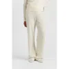 Chinti & Parker Wool & Cashmere Wide Leg Track Pant In White