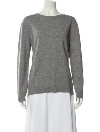 Pre-owned Chinti & Parker Wool Bateau Neckline Sweater In Gray