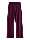 Chinti & Parker Wool Blend Wide-leg Trousers In Purple