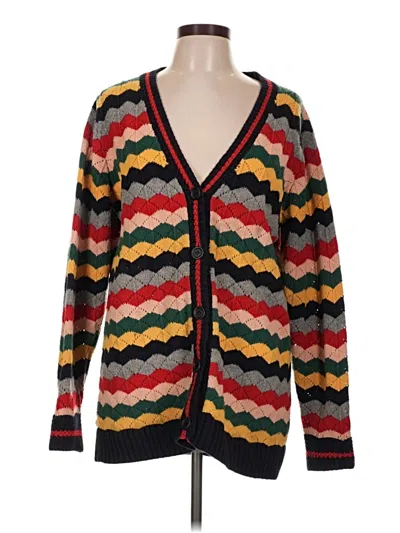 Pre-owned Chinti & Parker Wool Cardigan Sweater In Red