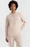 Chinti & Parker Wool Cashmere Blend Relaxed Hoodie Sweater In Neutral