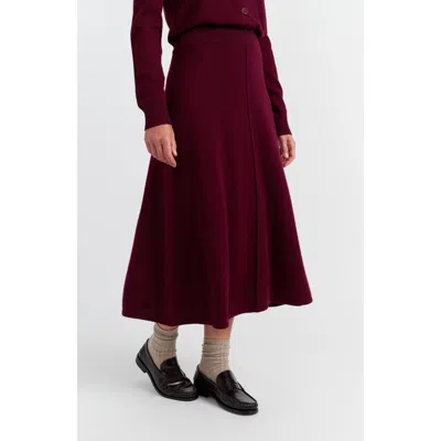 CHINTI & PARKER CHINTI & PARKER WOOL CASHMERE MIDI SKIRT
