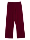 Chinti & Parker Wool-cashmere Pants In Red