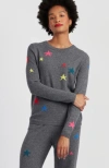 Chinti & Parker Wool Cashmere Star Sweater In Gray