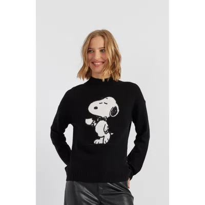 CHINTI & PARKER CHINTI & PARKER WOOL-CASHMERE TEA TIME SNOOPY SWEATER