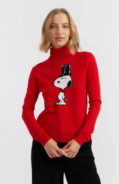 CHINTI & PARKER CHINTI & PARKER WOOL-CASHMERE TOP HAT SNOOPY SWEATER