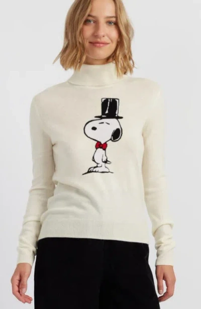 CHINTI & PARKER CHINTI & PARKER WOOL-CASHMERE TOP HAT SNOOPY SWEATER