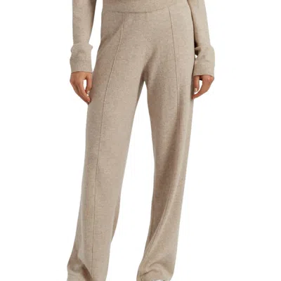 Chinti & Parker Wool Cashmere Wide Leg Track Pants In Gray