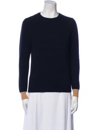 Pre-owned Chinti & Parker Wool Crew Neck Sweater In Blue