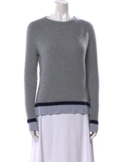 Pre-owned Chinti & Parker Wool Crew Neck Sweater In Gray