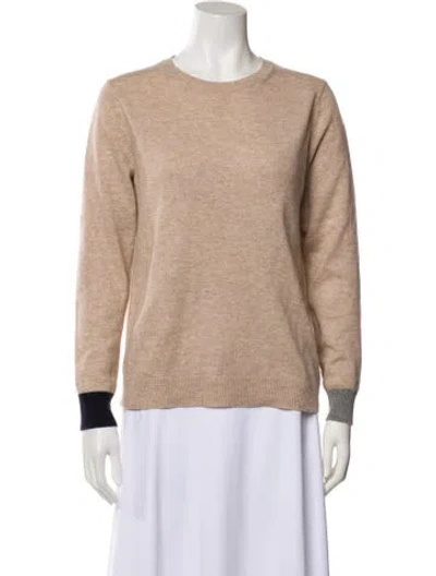 Pre-owned Chinti & Parker Wool Crew Neck Sweater In Neutral