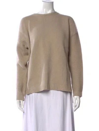 Pre-owned Chinti & Parker Wool Crew Neck Sweater In Neutrals
