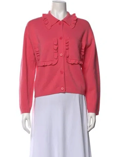 Pre-owned Chinti & Parker Wool Crew Neck Sweater In Pink